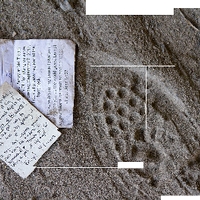 letter on ground